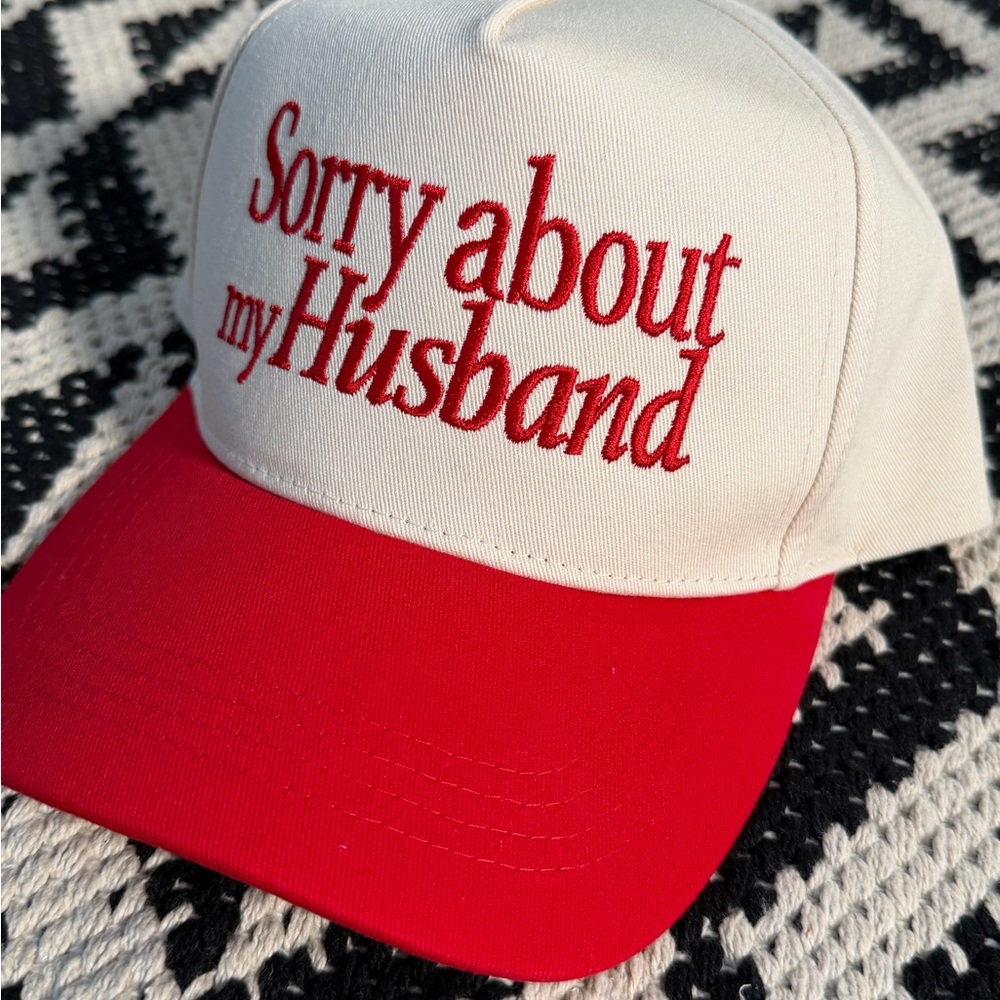David and Young Red and Cream Statement Cap